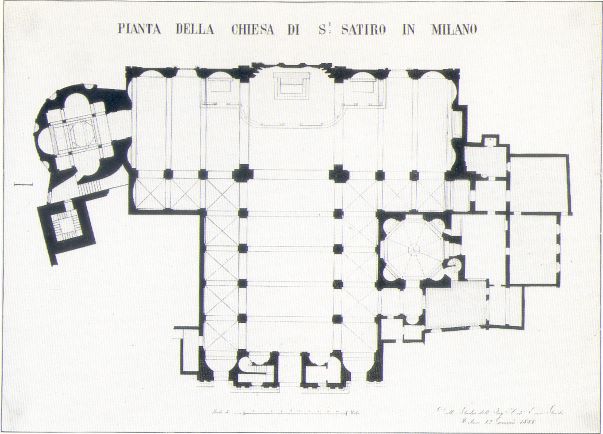 Pianta di Santa Maria presso San Satiro