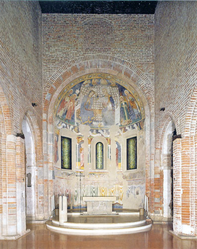 Santa Maria in Calvenzano, interni
