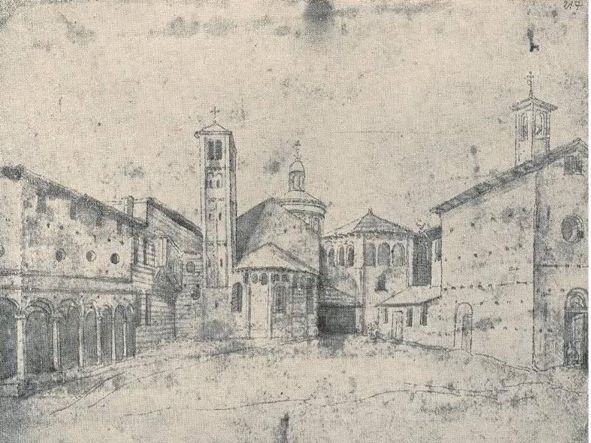 San Vittore al Corpo: disegno antico