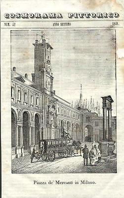 Piazza Mercanti 1841