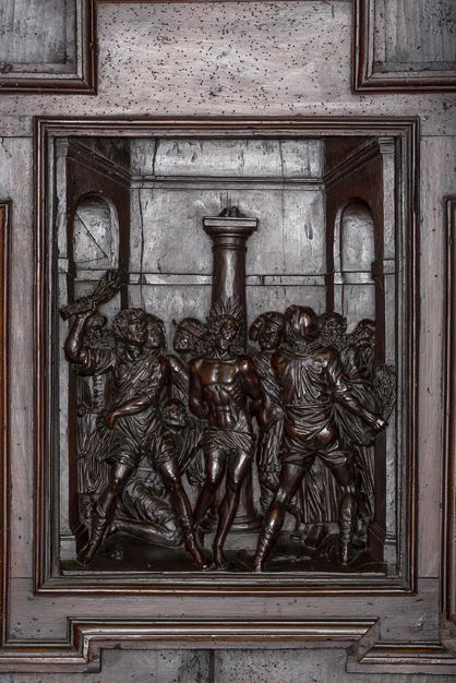 Basilica di San Fedele - dettaglio confessionale