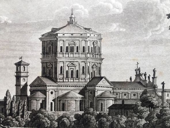Santa Maria della Passione - incisione 1875