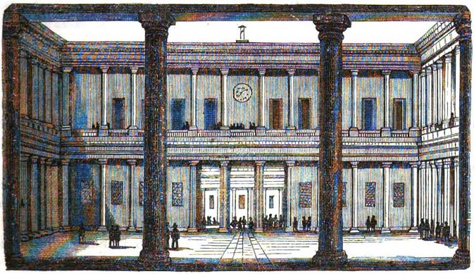 Palazzo del Senato - cortile 1851