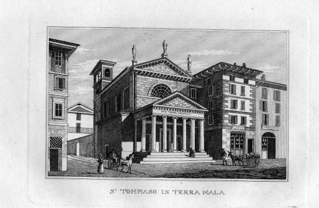 San Tommaso in Terramara - incisione 1835